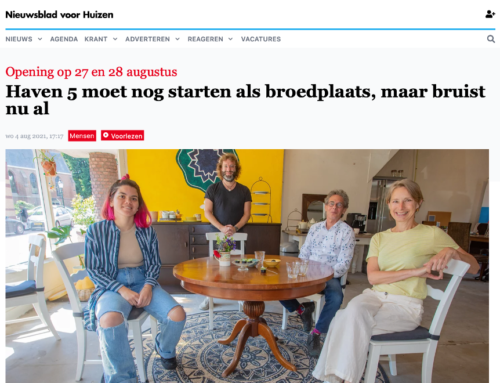 Artikel Nieuwsblad voor Huizen 24-8-2021